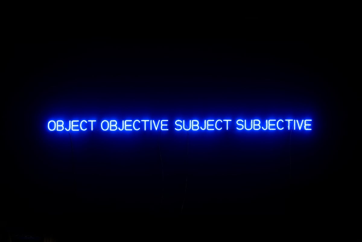Joseph Kosuth - Colour In Contextual Play / Neon in Contextual Play